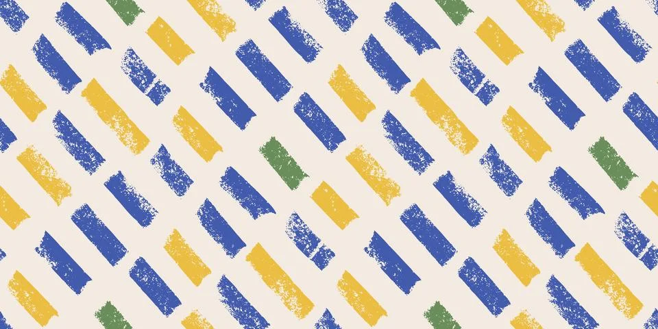 Small dash hand drawn lines seamless pattern. Surface pattern design crayon 스톡 일러스트