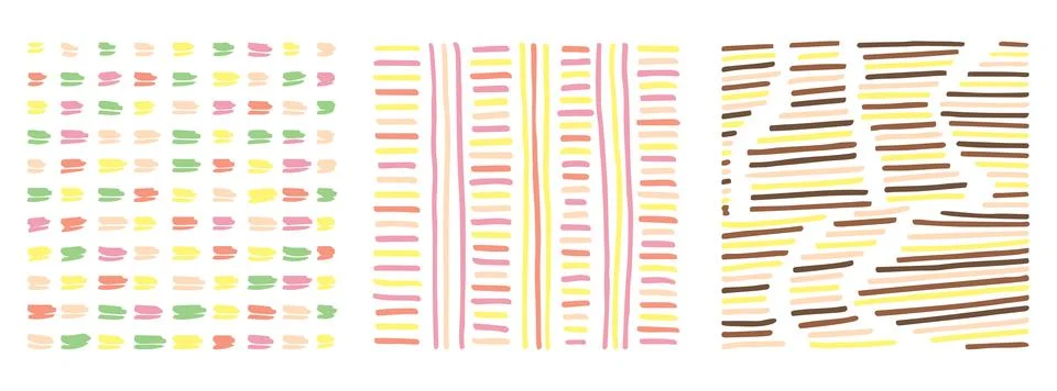 Small dash pattern Dotted lines texture. Candi chocolate Illustrazione stock