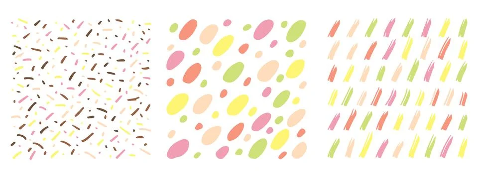 Small dash pattern Dotted lines texture. Candi chocolate Stock Illustration