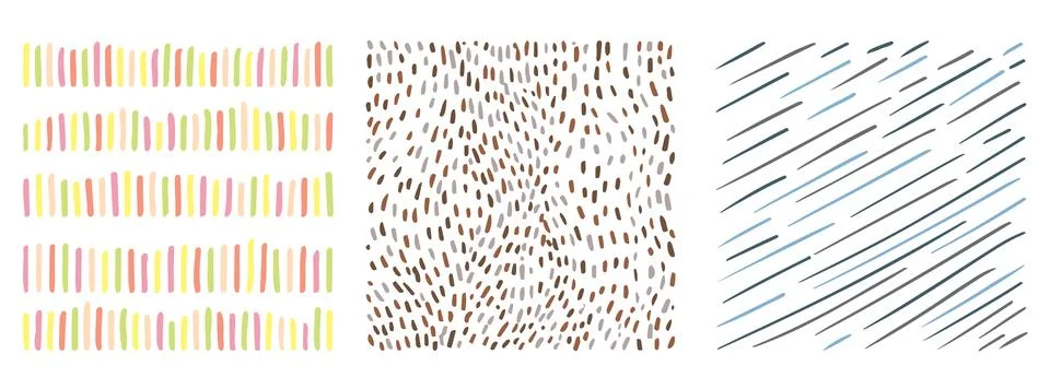 Small dash pattern Dotted lines texture. Candi chocolate Illustrazione stock