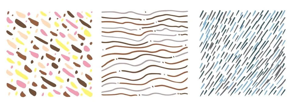 Small dash pattern Dotted lines texture. Candi chocolate イラスト素材