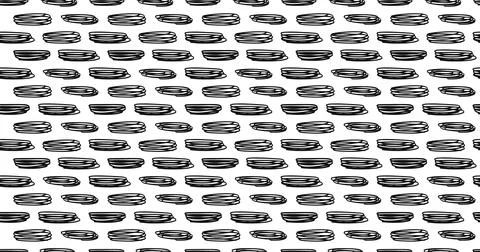 Small dash seamless pattern Dotted lines texture. Black and Stock Illustration