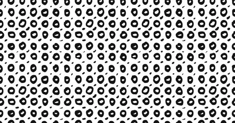 Small dash seamless pattern Dotted lines texture. Black and Illustrazione stock