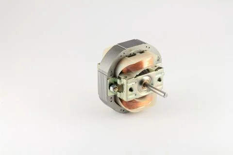 Small dc motor with casing removed Stock Photos
