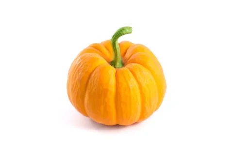 Small decorative orange pumpkin Foto stock