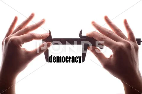 Small democracy concept Stock Photos