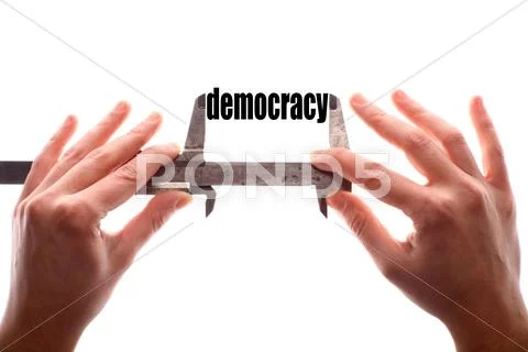 Small democracy concept Stock Photos