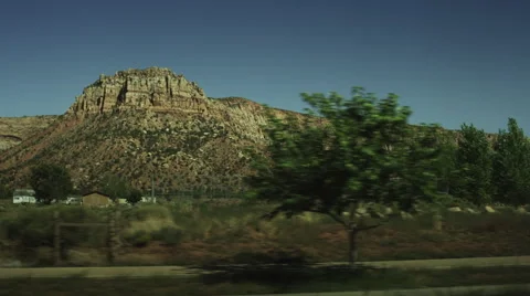 Small Desert Town Stock Footage 62881865