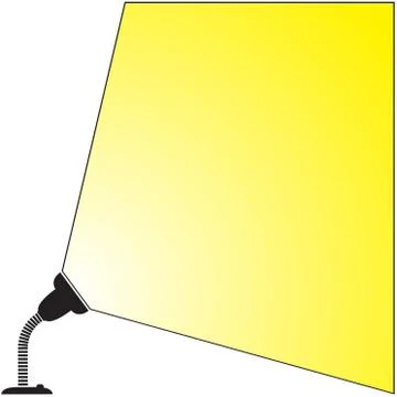 Small Desk Lamp Light Stock Illustration