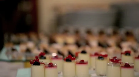 Small Dessert Buffet Stock Footage 36053184