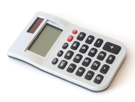 Small digital calculator Stock Photos