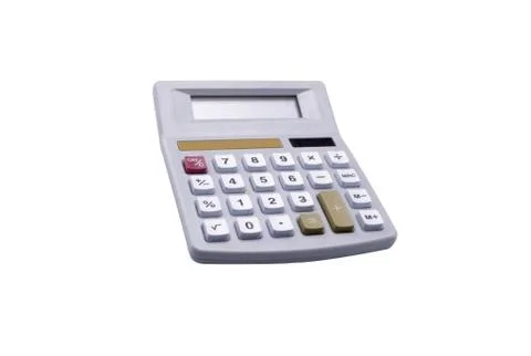 Small digital calculator Foto stock