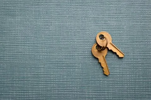Small door keys Stock Photos