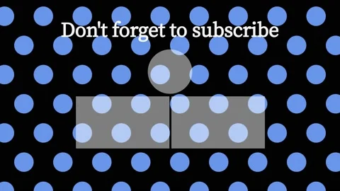 Small dot background YouTube end card en... | Stock Video | Pond5