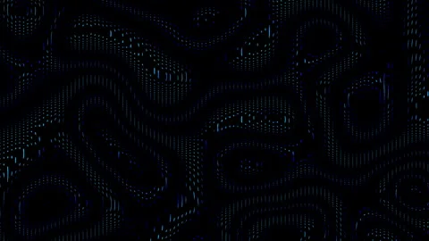 Small dot beautiful abstract wave technology background with blue light digital Stock Footage 337351197