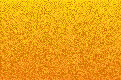 Small dots in abstract style on yellow background. Dot texture pattern. Abstract Stock Illustration