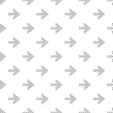 Small dots right arrow icon, simple style イラスト素材
