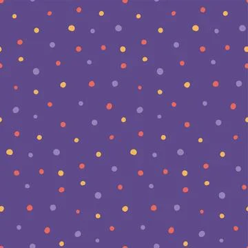 Small dots simple seamless geometric pattern Illustrazione stock
