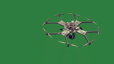 A small drone flying Stock Footage 337035278