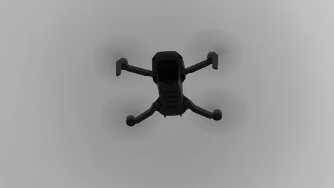 Small drone flying in the sky Stock Footage 127806417