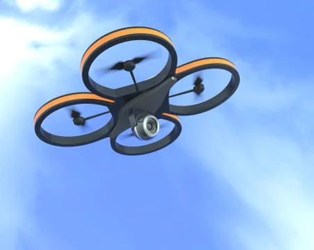 Small drone Illustrazione stock
