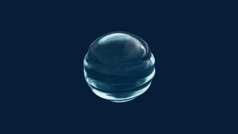 A small drop of water falls into a large one Stock Footage 308183119