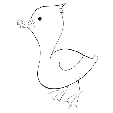 A small duck Иллюстрация
