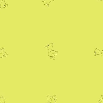 Small ducks pattern Иллюстрация