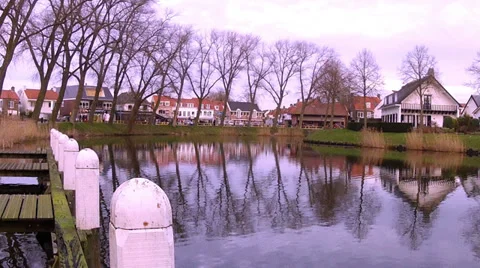 Small dutch town Sluis. Stock-Footage 34328974