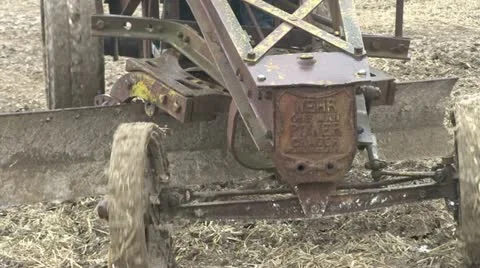 Small earth moving tractor 05 Stock Footage 20468930