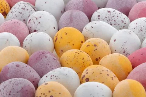 Small Easter eggs Foto stock
