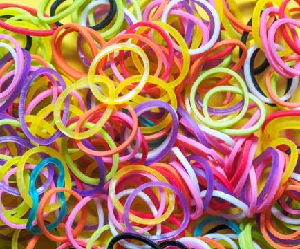 Small elastics background Stock Photos