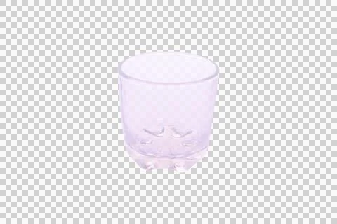 A Small Empty Transparent Glass Фото