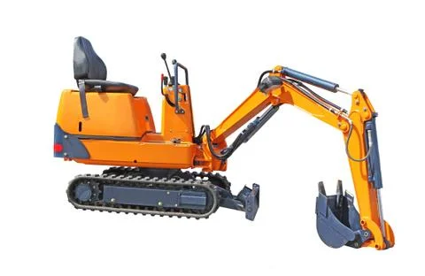 Small excavator Stock Photos