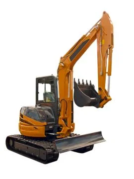 Small excavator 写真素材