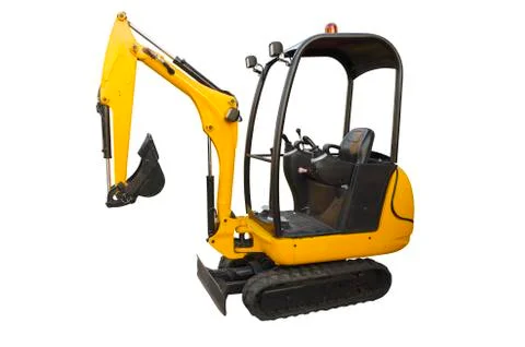 Small excavator Stock Photos