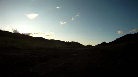 Small explosion in the distance Stock Footage 52703557