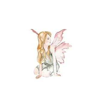 Small fairy Illustrazione stock