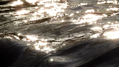 Small fast stream flow on beautiful river 스톡 동영상 88399561