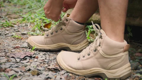 Small Female Hiker Throwing Plastic Bottle into Trash Bin Eco-Friendly 스톡 동영상 312310055