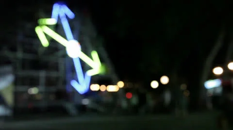 Small Ferris  Rack Focus Stock Footage 26659618