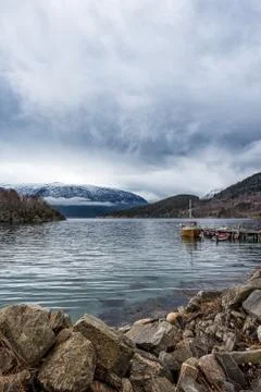 Small fhshing boats Foto stock