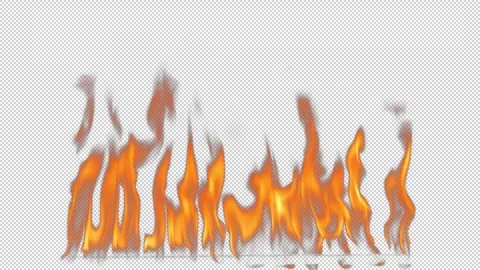 Small Fire Bar Prekeyed Stock Footage 328405471