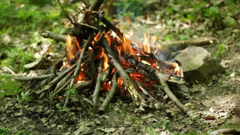 Small fire 库存影片 91177414