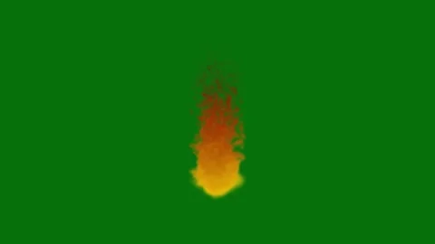 Small Fire Looping Flames Chroma Key 4K Realistic Slow Motion Overlay Stock Footage 346406448