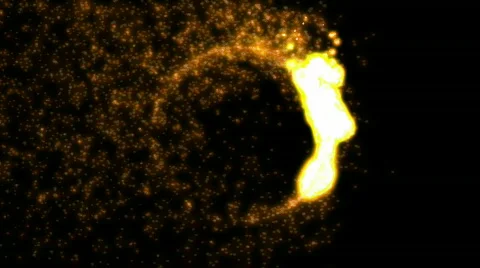 SMALL FIRE PARTICLES Stock Footage 448568