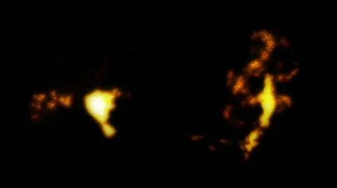 SMALL FIRE PARTICLES Stock Footage 448623