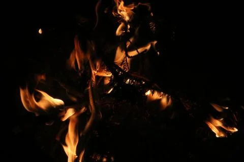 Small Fire Foto stock