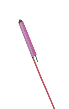 Small firework isolated on white Stock Photos