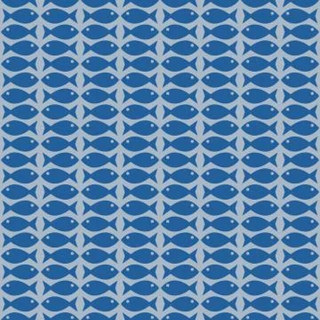 Small fish pattern Illustrazione stock